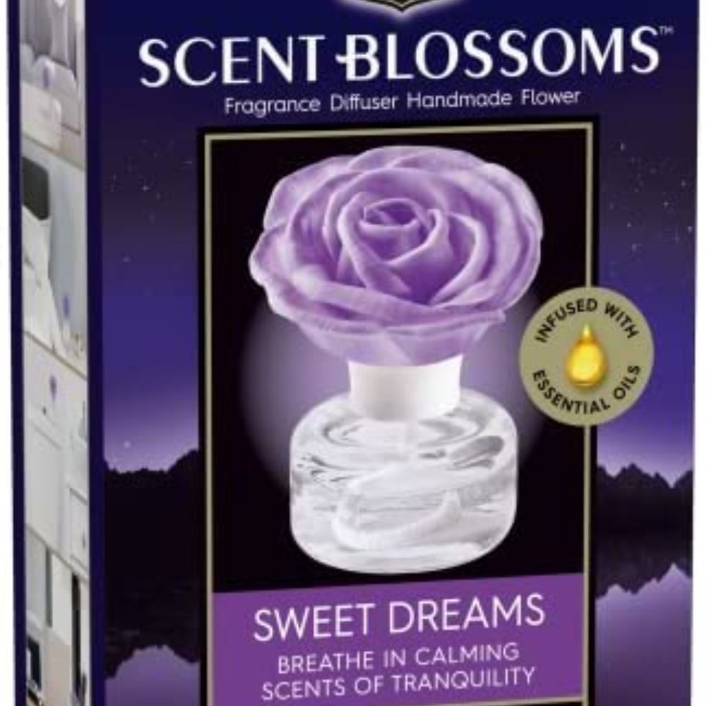 Scent Blossoms Fragrance Diffuser Handmade Flower, Sweet Dreams, 1 Count - Picture 4 of 6